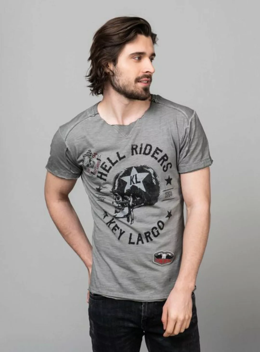 Key Largo T-Shirt MT HELL RIDERS round günstig online kaufen