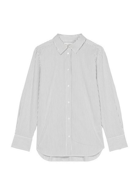 Marc O'Polo Blusentop Bluse im Casual Fit MARC O´POLO grau gestreift günstig online kaufen