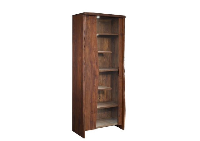 Massivmoebel24 Standvitrine (Vitrine Akazie 81x45x204 braun lackiert PURE A günstig online kaufen