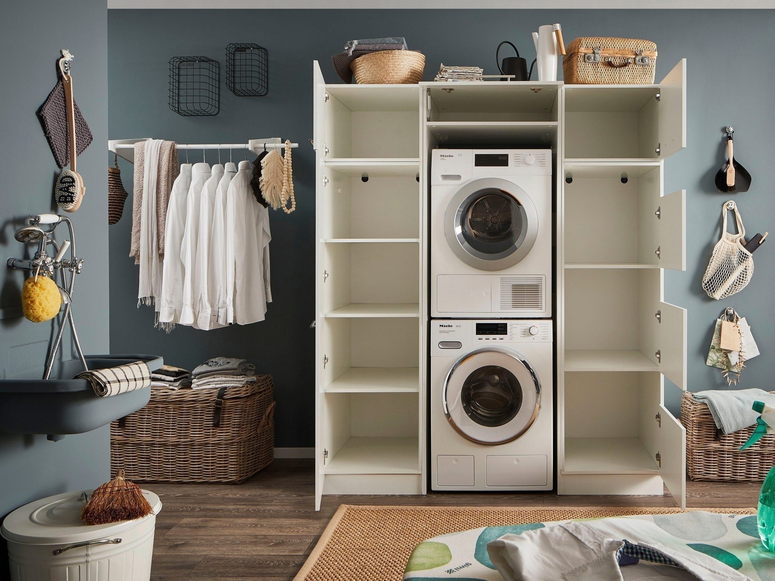 freiraum Waschmaschinenumbauschrank LAUNDREEZY in weiß - günstig online kaufen