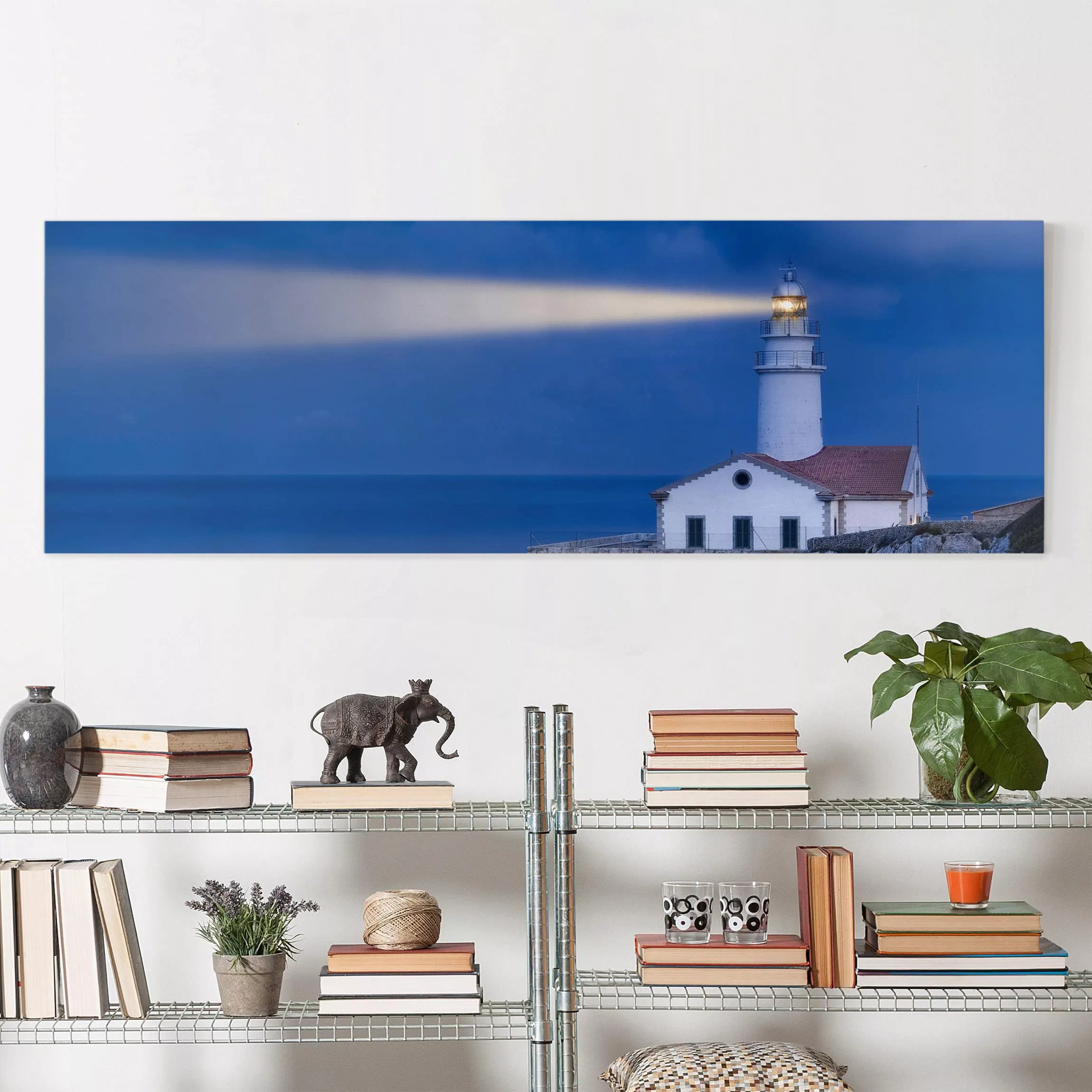 Leinwandbild - Panorama Lighthouse At Far De Capdepera günstig online kaufen