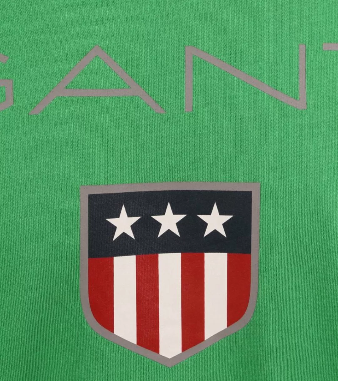 Gant T-shirt Shield Logo Grün - Größe L günstig online kaufen