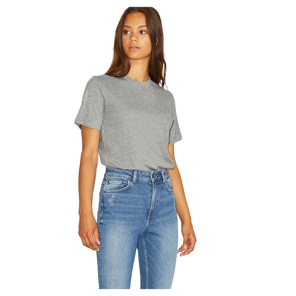 Jjxx Anna Regular Every Kurzarm T-shirt S Light Grey Melange günstig online kaufen
