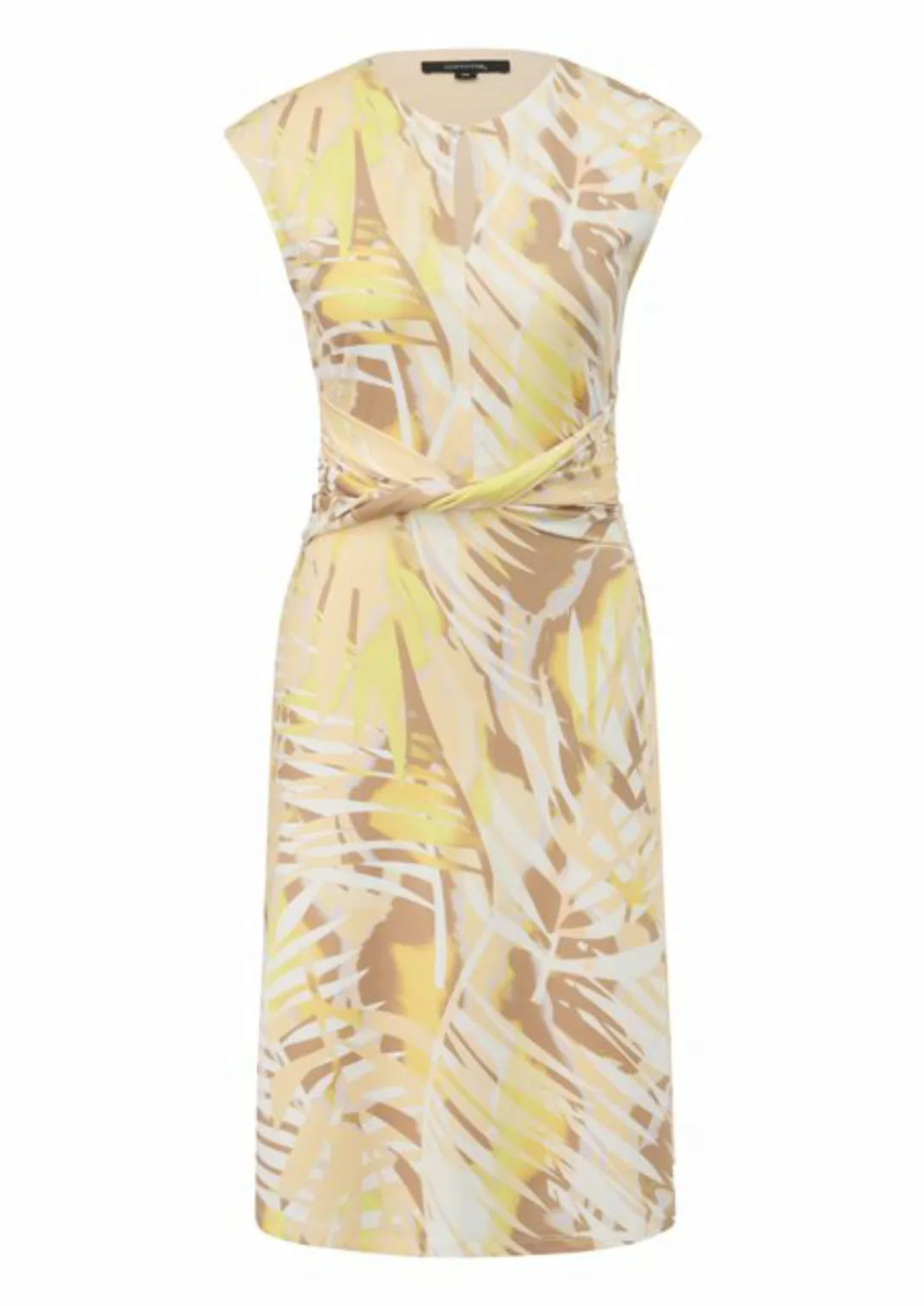 Comma Minikleid Kleid mit Riegel-Detail und Kappärmeln Riegel günstig online kaufen