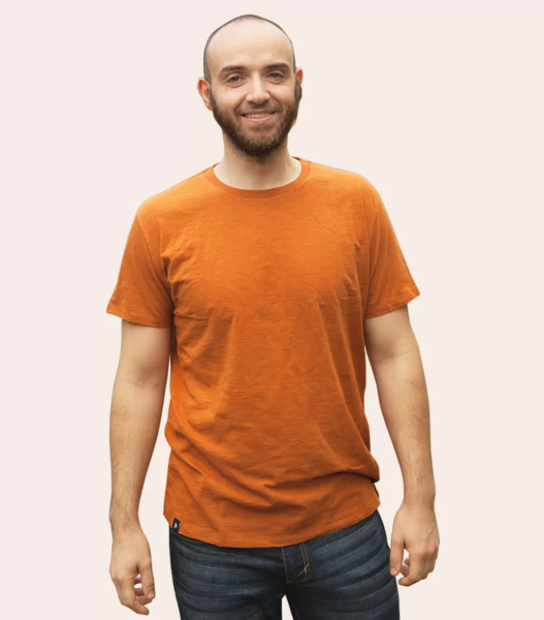 Basic / Blanko - Fair Gehandeltes Bio Männer T-shirt Slub günstig online kaufen