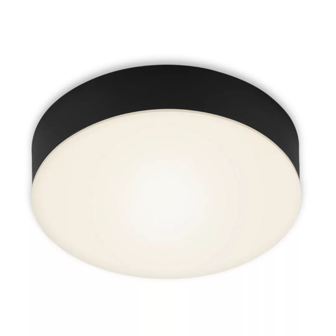LED-Deckenleuchte Flame, Ø 15,7 cm, schwarz günstig online kaufen