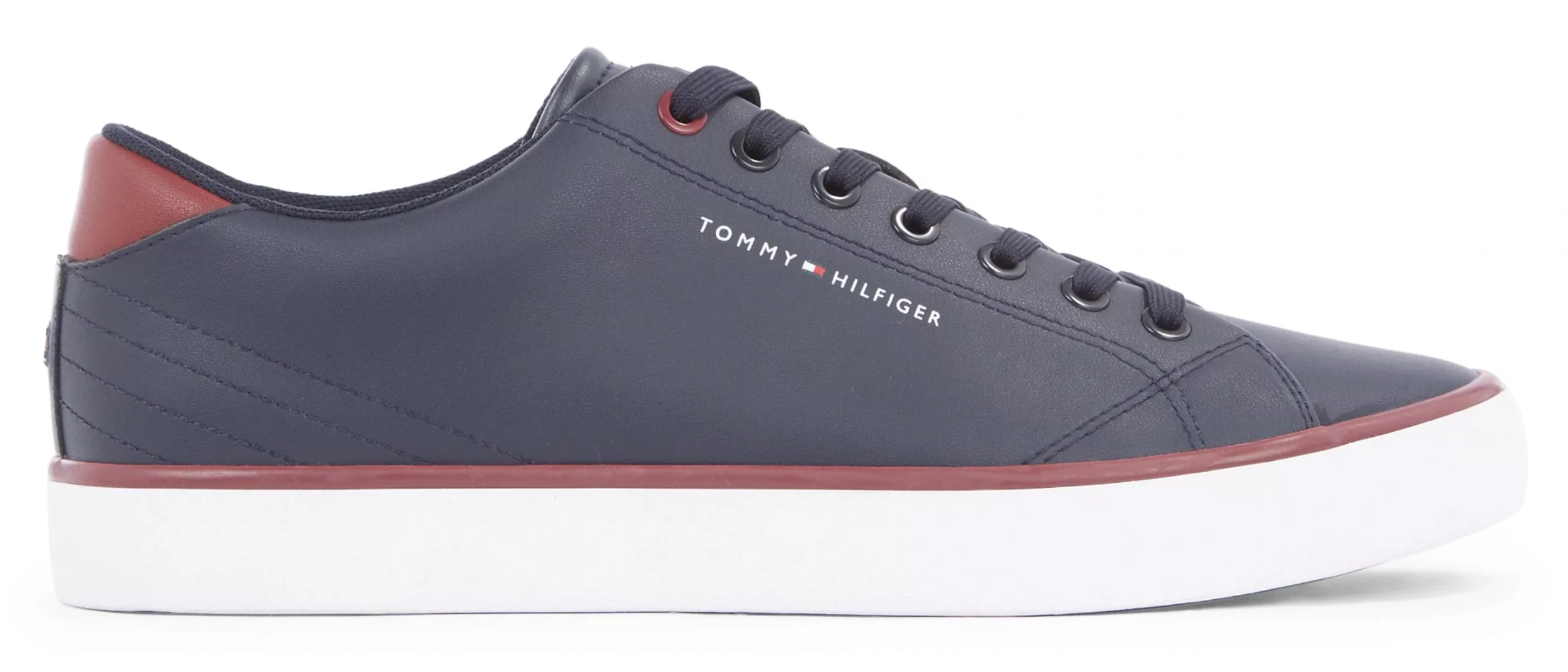 Tommy Hilfiger Sneaker "TH HI VULC CORE LOW LEATHER ESS", Freizeitschuh, Ha günstig online kaufen