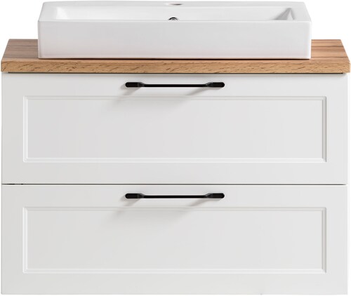 welltime Waschtisch »Lana«, Badmöbel inkl. Waschbecken, 80 cm breit günstig online kaufen