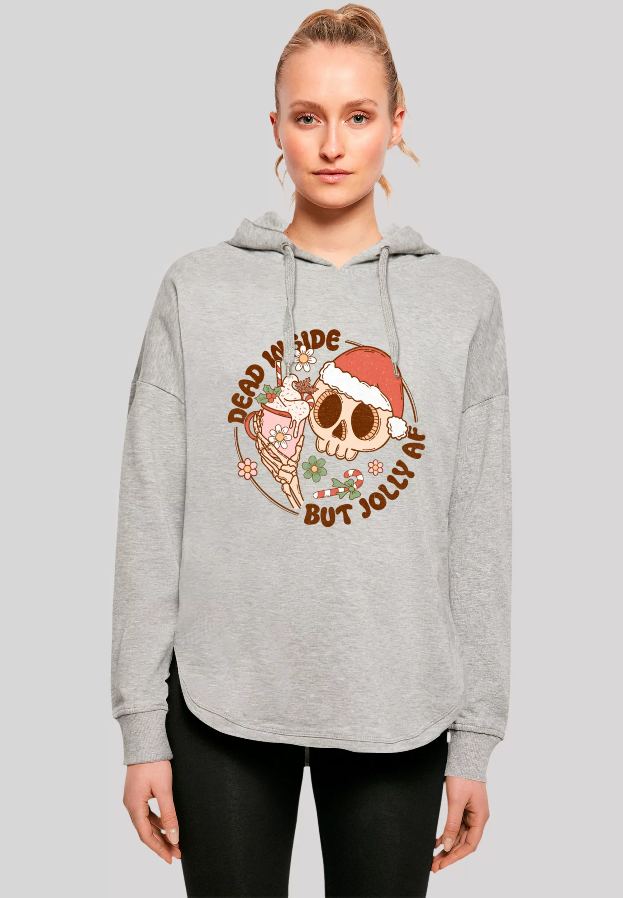 F4NT4STIC Kapuzenpullover "Dead inside but jolly AF Weihnachten", Premium Q günstig online kaufen