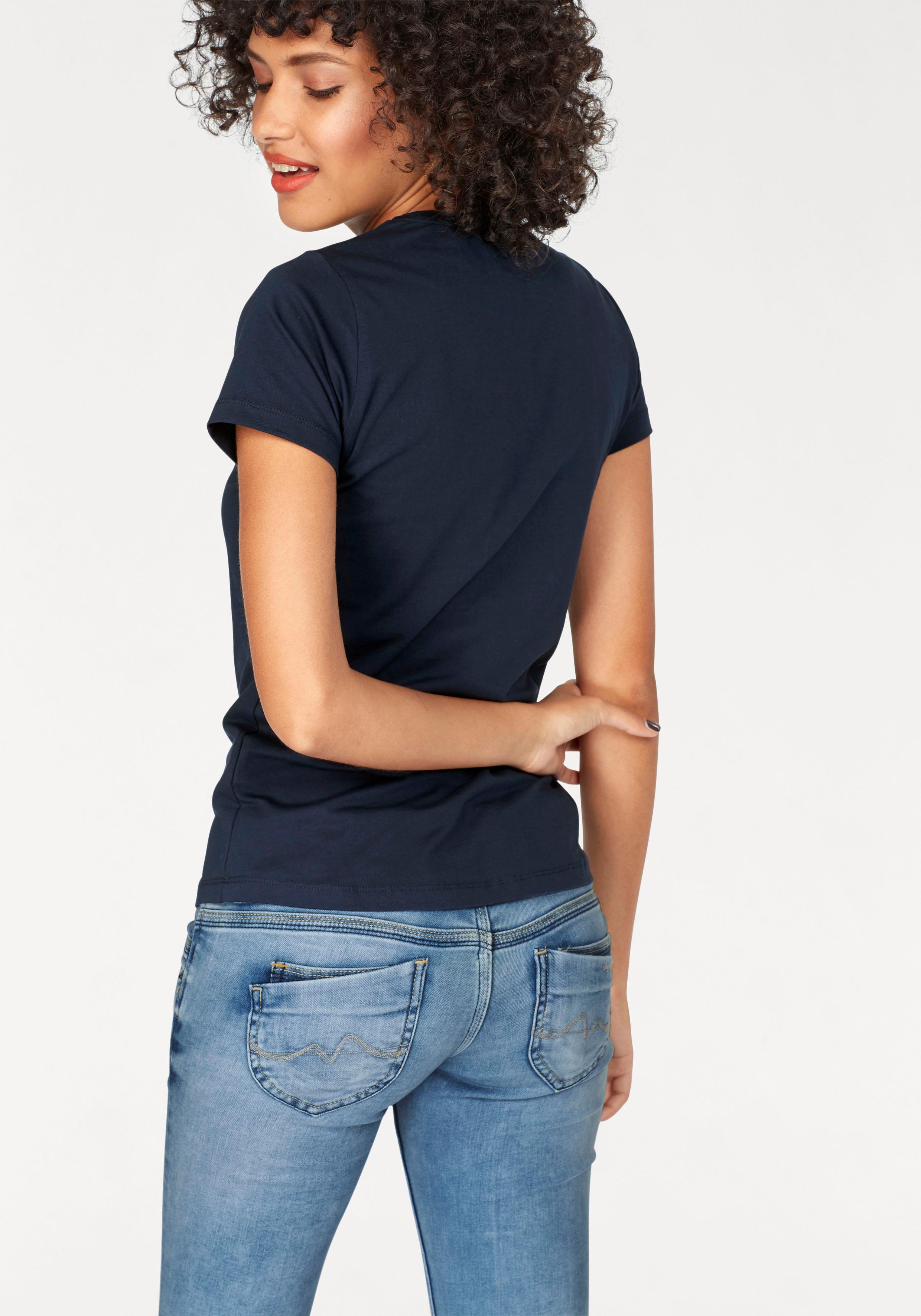 Pepe Jeans T-Shirt "NEW VIRGINIA", mit Logo-Print günstig online kaufen