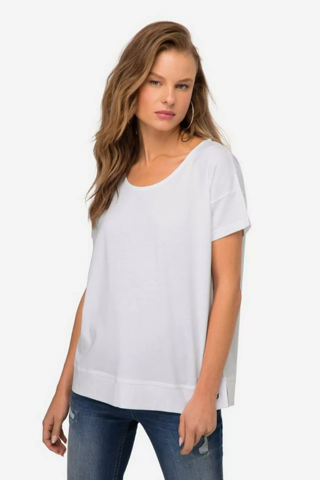 Laurasøn Rundhalsshirt T-Shirt oversized Rundhals Halbarm günstig online kaufen