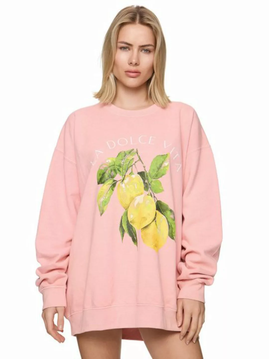 Worldclassca Sweatshirt Worldclassca Oversized Sweatshirt LA DOLCE VITA Pri günstig online kaufen