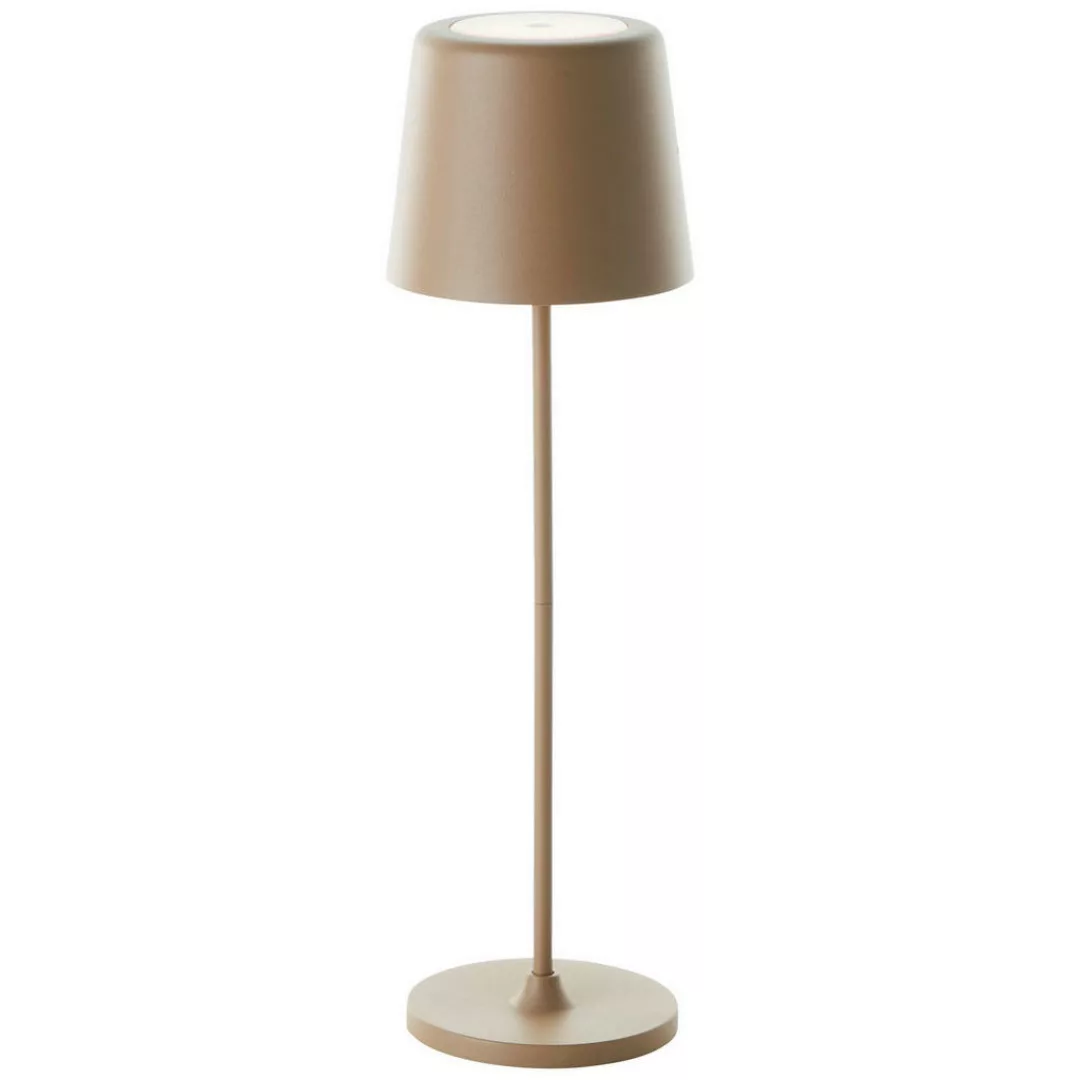 Brilliant LED-Tischleuchte Kaami 37 cm Cappuccino Matt günstig online kaufen