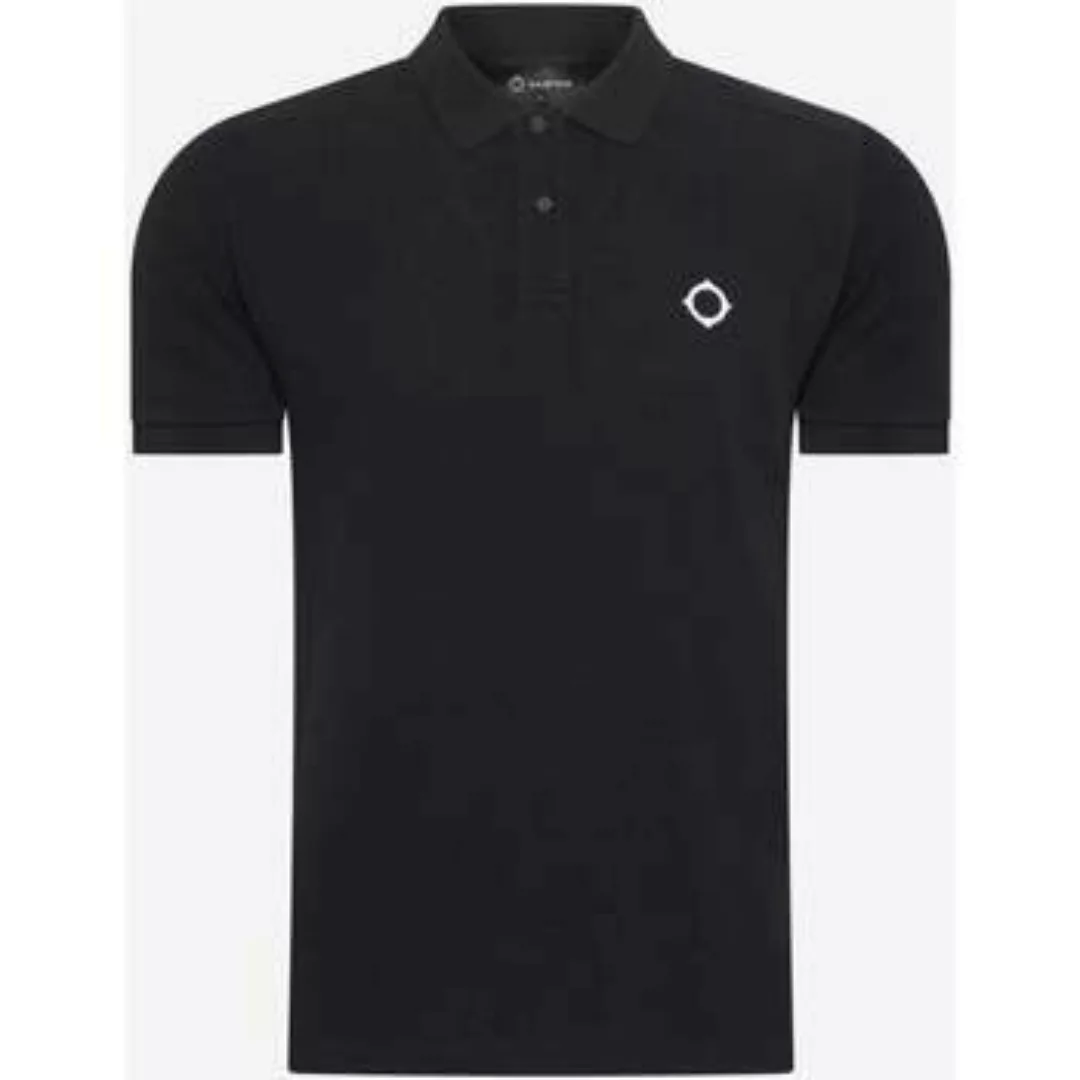 Ma.strum  T-Shirts & Poloshirts SS-Piqué-Polo - Tiefschwarz günstig online kaufen