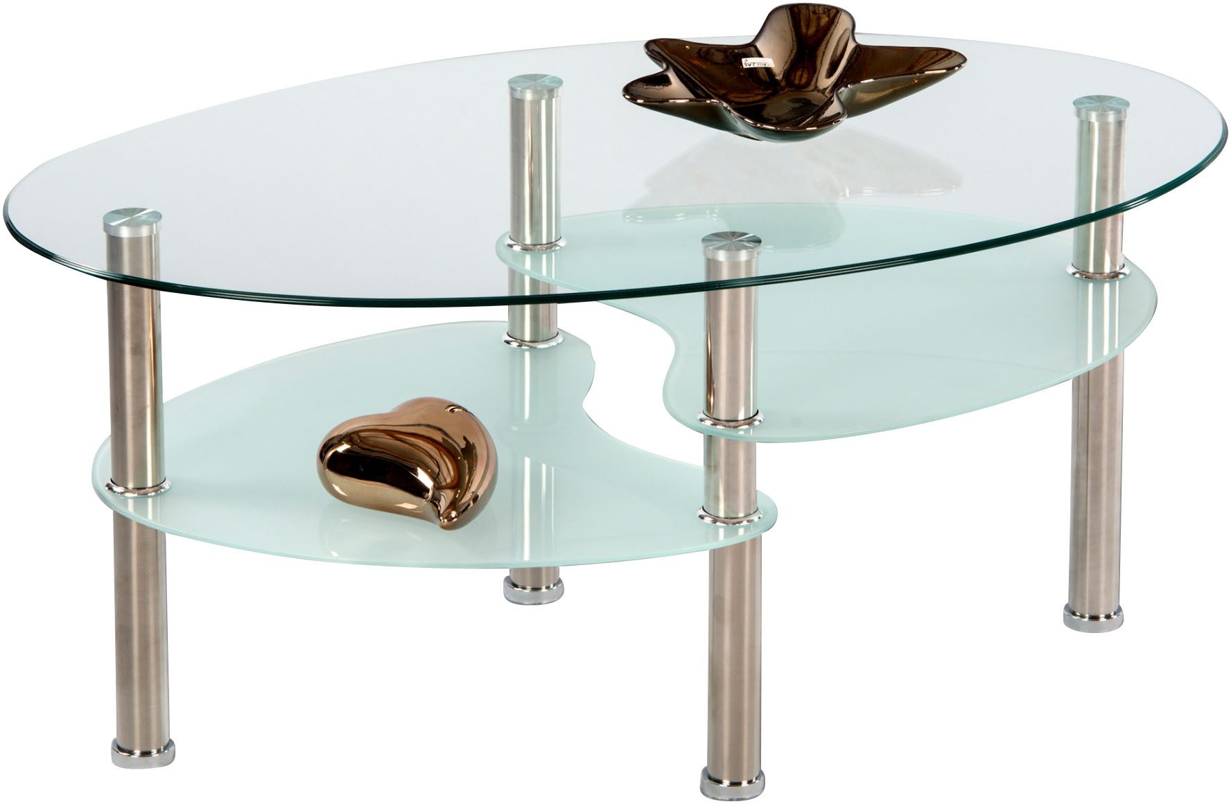 Stolkom Sp.z.o.o. Couchtisch Wave Glastisch, Wohnzimmertisch, günstig online kaufen
