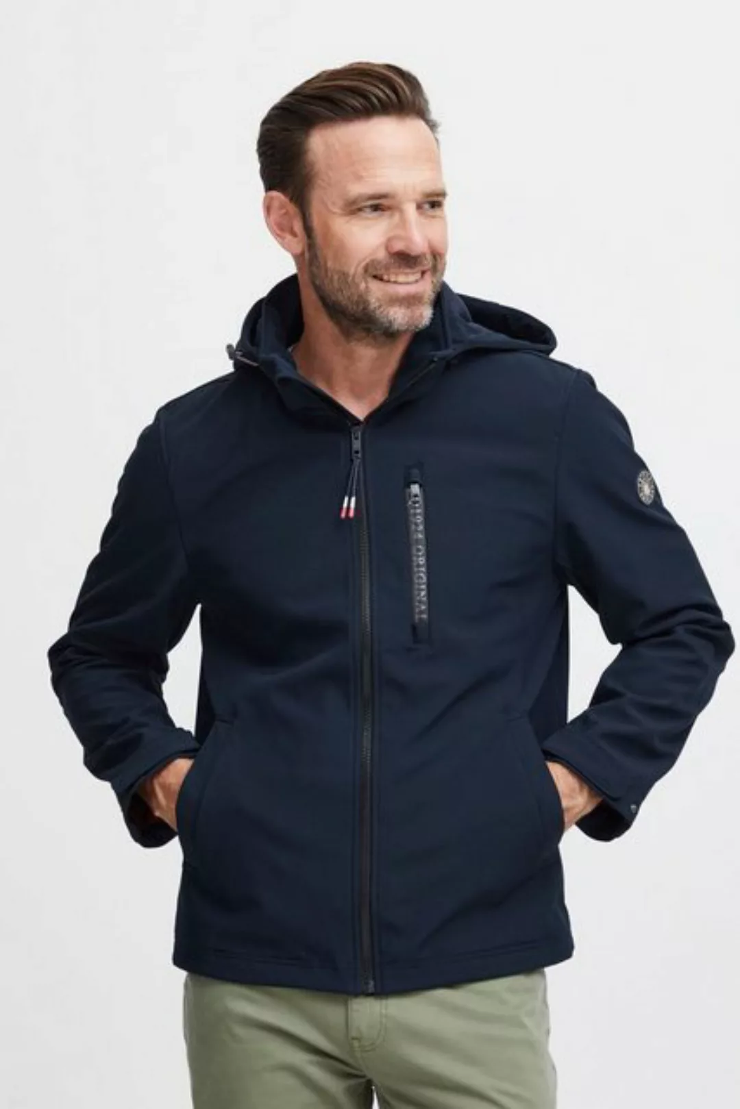 FQ1924 Softshelljacke "Softshelljacke FQHarry", mit Kapuze günstig online kaufen