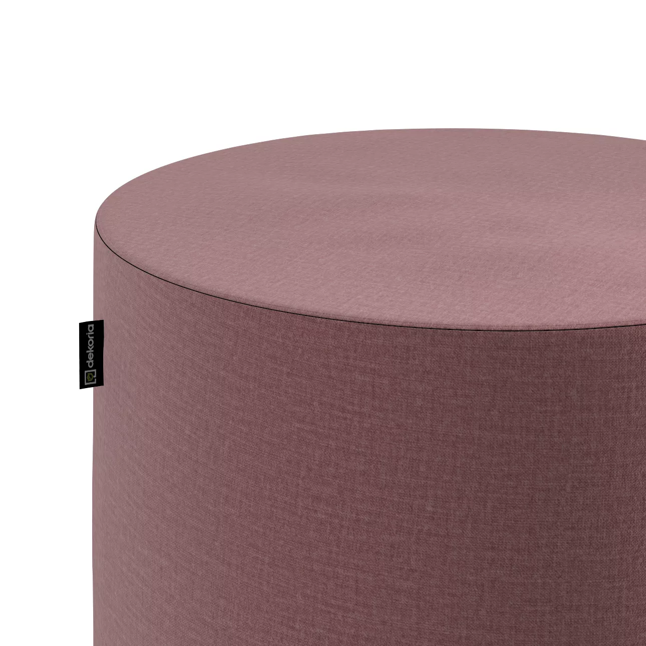 Pouf Barrel, violett, ø40 cm x 40 cm, Ingrid (705-38) günstig online kaufen