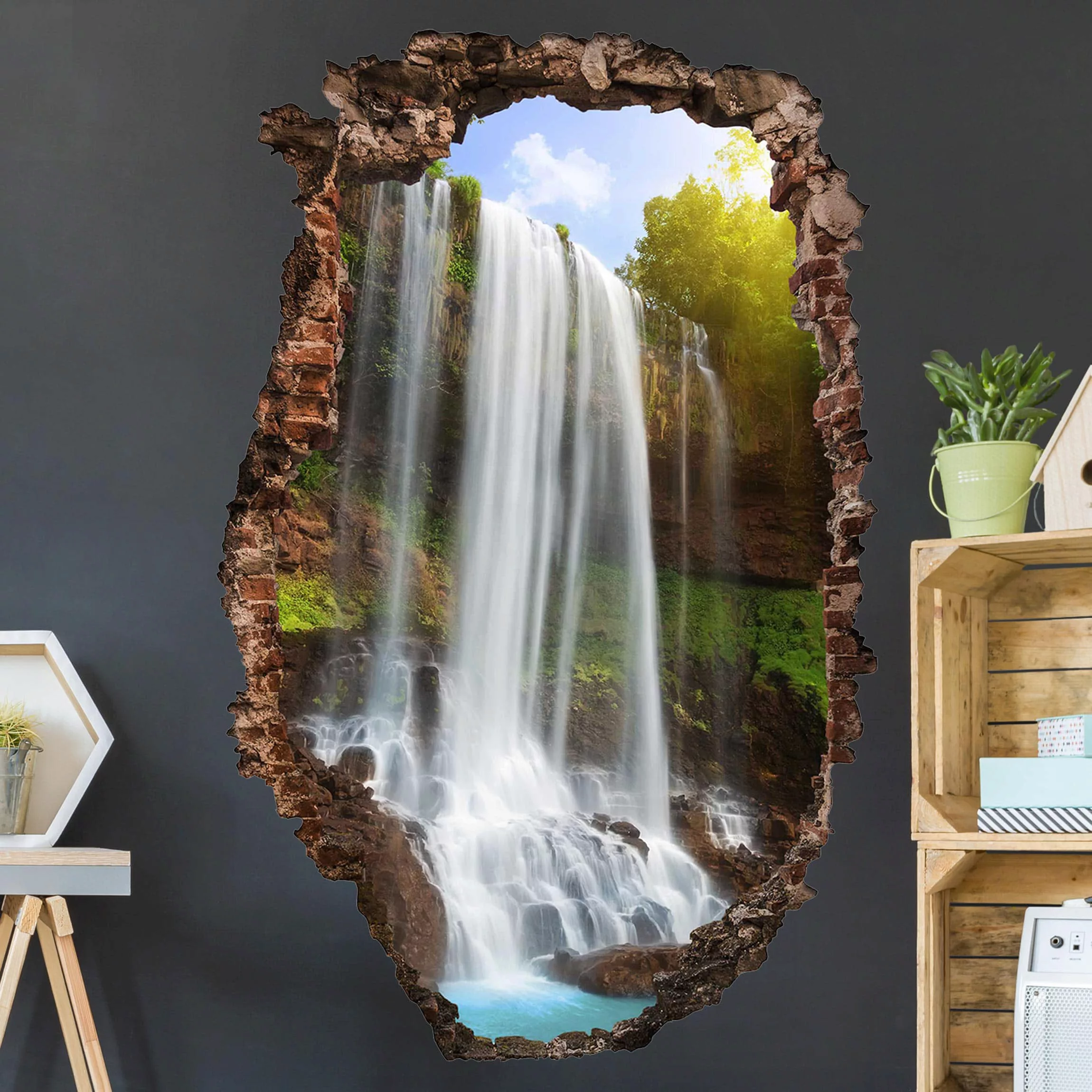 3D Wandtattoo Waterfalls günstig online kaufen