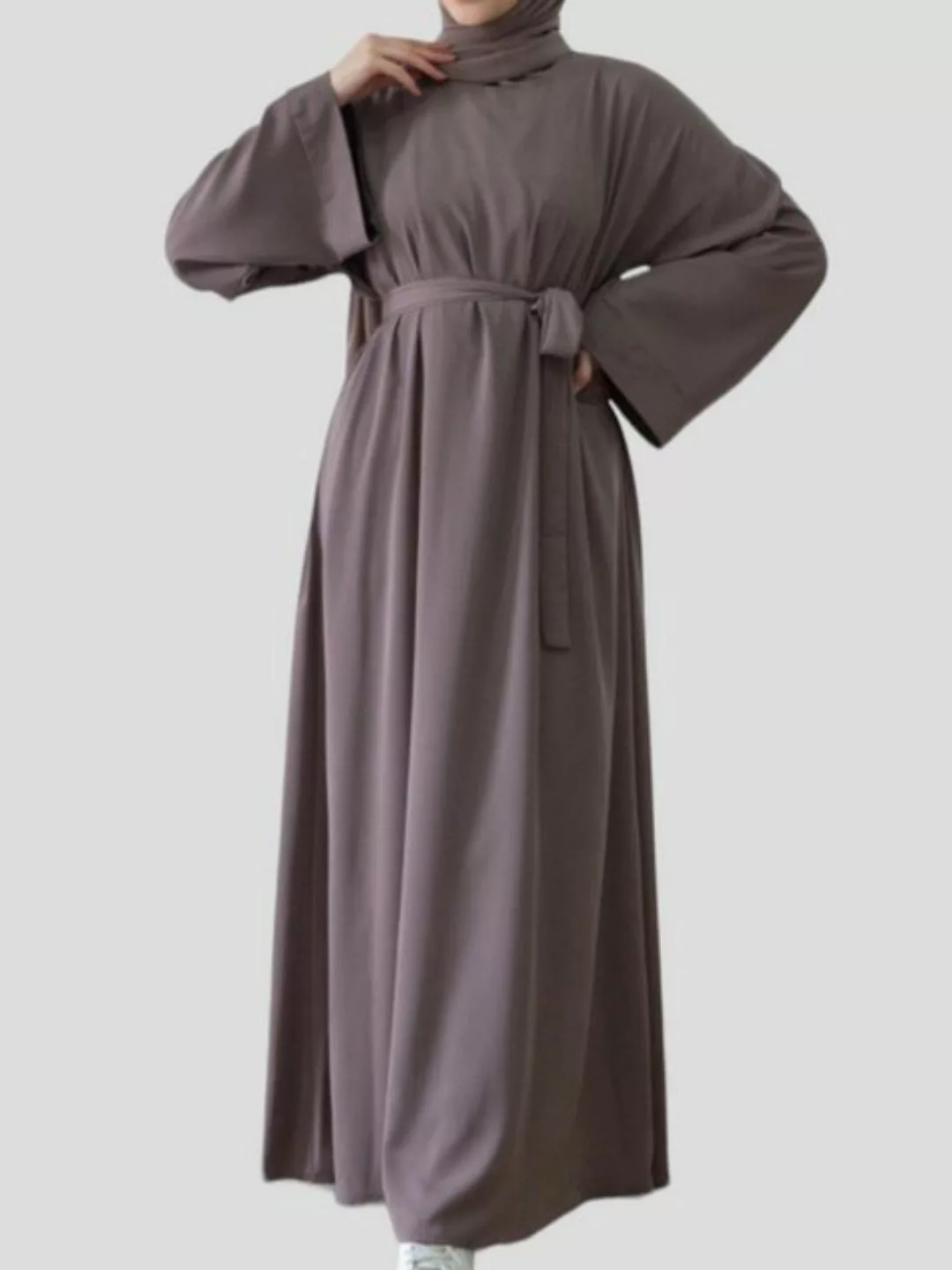 Aymasal Maxikleid Ballonkleid Abaya Afifa Medina Seide günstig online kaufen