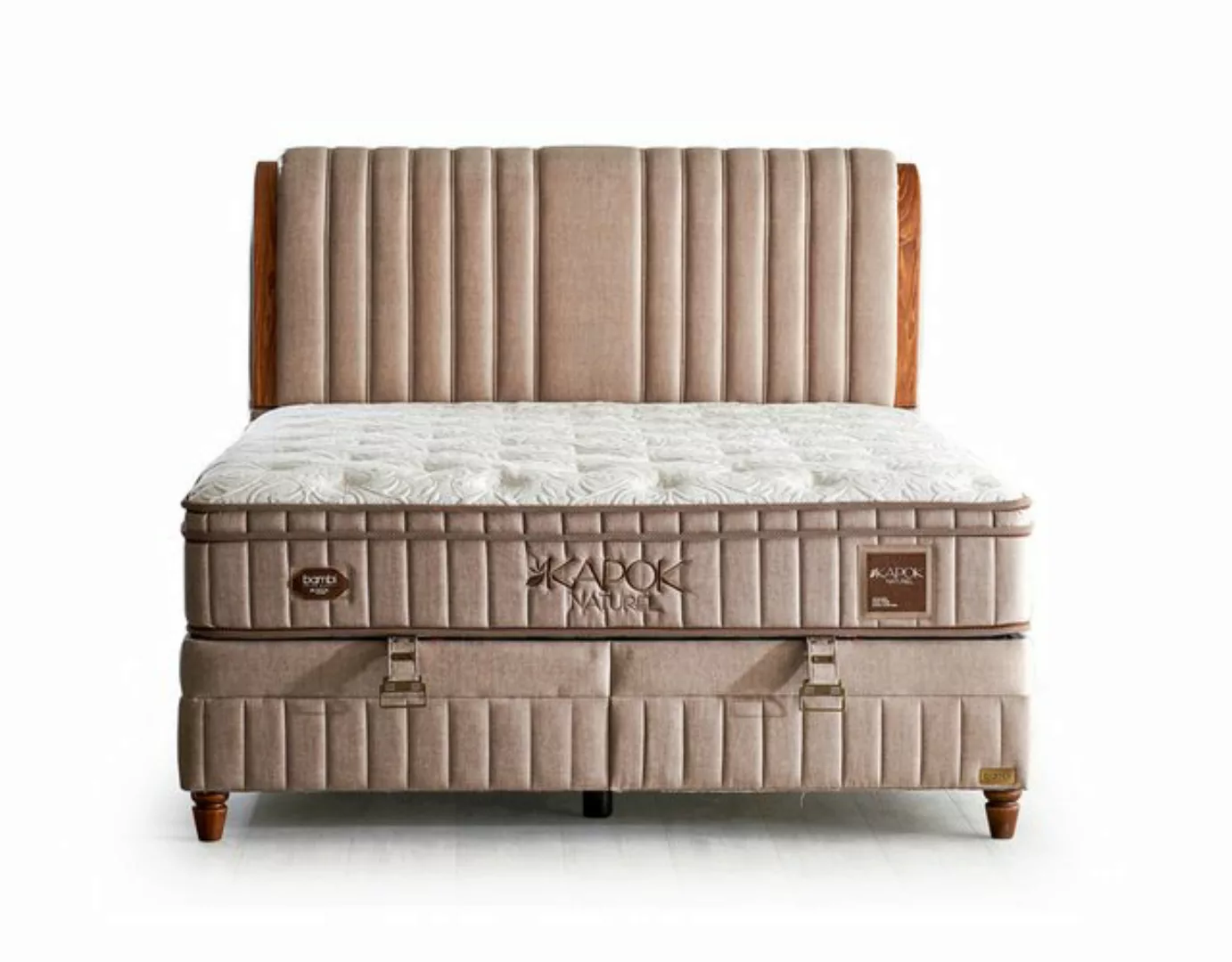 Pointhome Boxspringbett Set, Kapok Naturel, Schlafzimmerbett, Funktionsbett günstig online kaufen