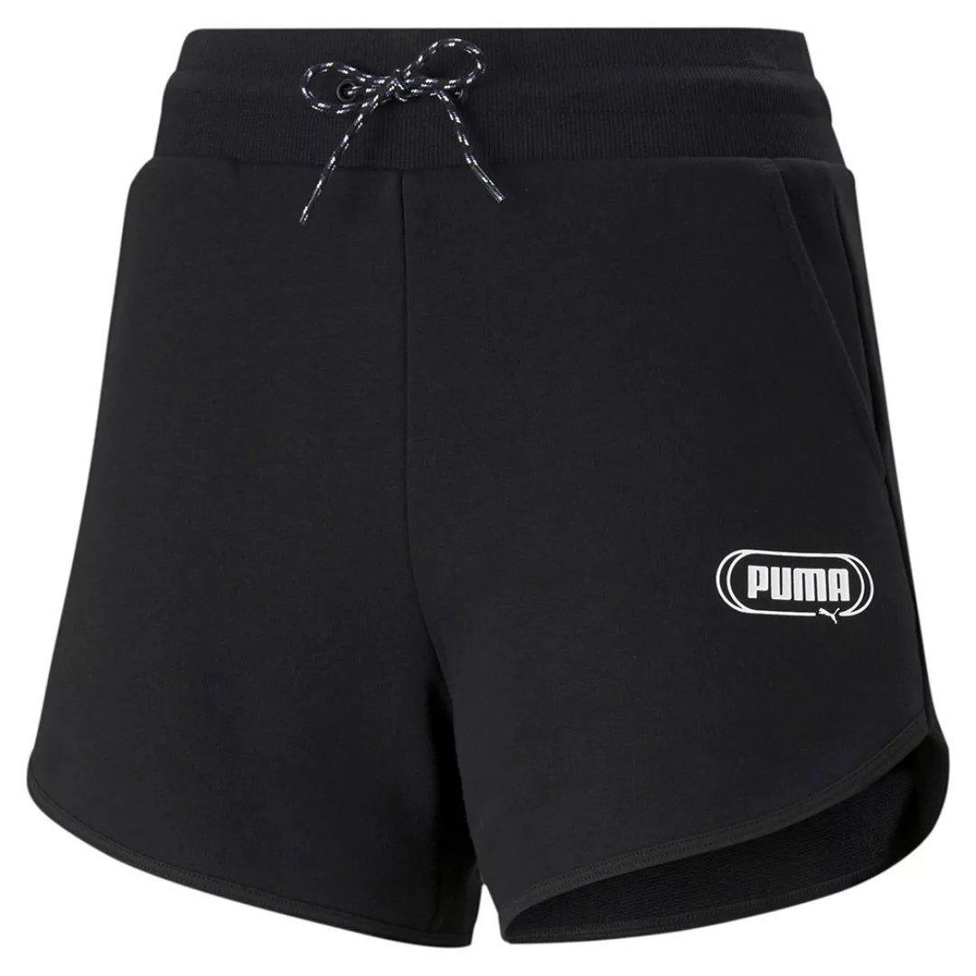 Puma Rebel High Waist 4´´ Shorts Hosen M Puma Black günstig online kaufen