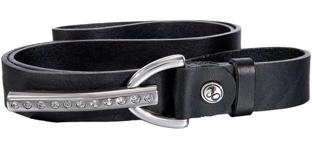 Silbergift Ledergürtel mit Metallic-Look günstig online kaufen