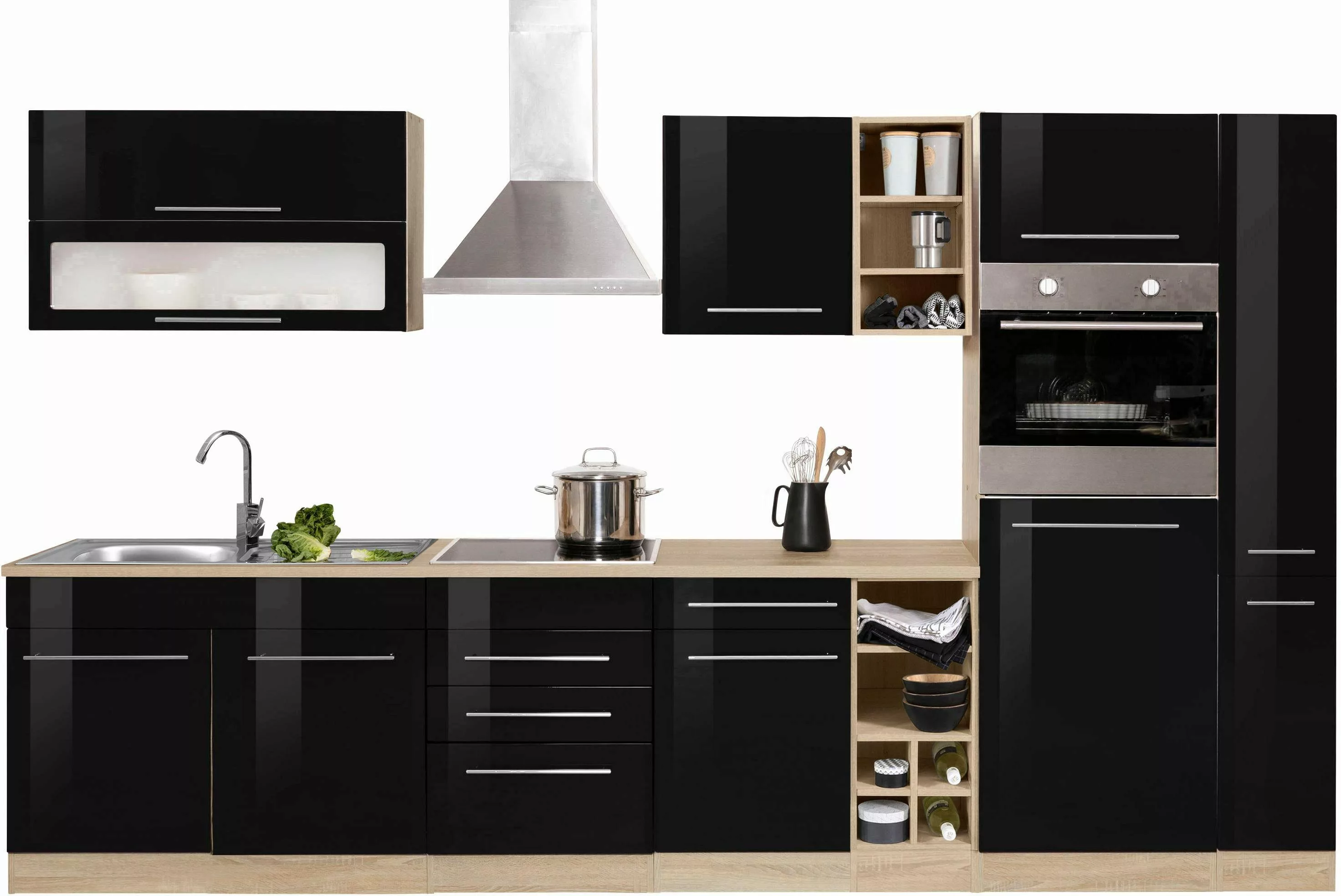 KOCHSTATION Küchenzeile "KS-Eton", ohne E-Geräte, Breite 330 cm günstig online kaufen