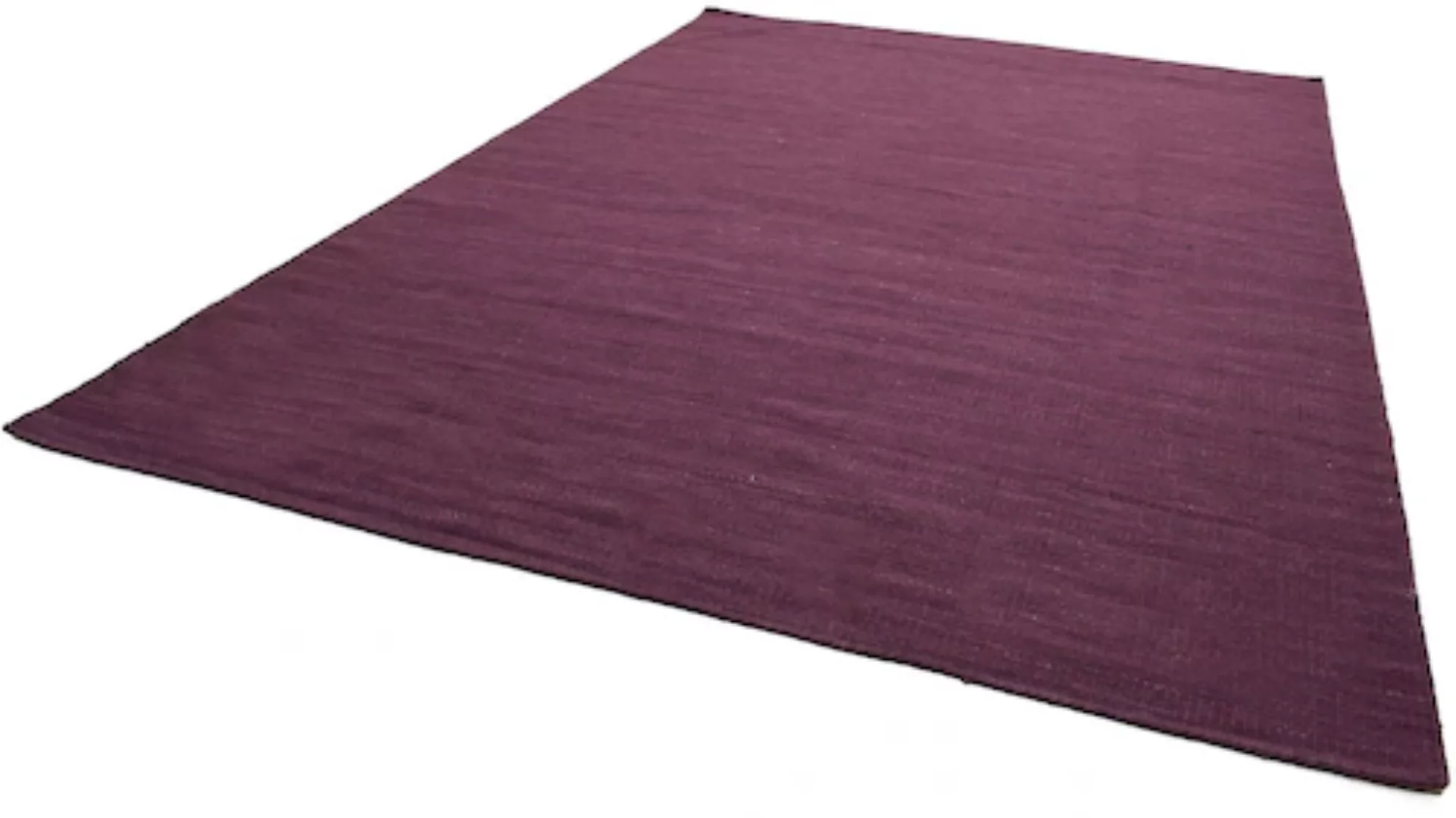 morgenland Wollteppich »Kelim Teppich handgewebt lila«, rechteckig günstig online kaufen