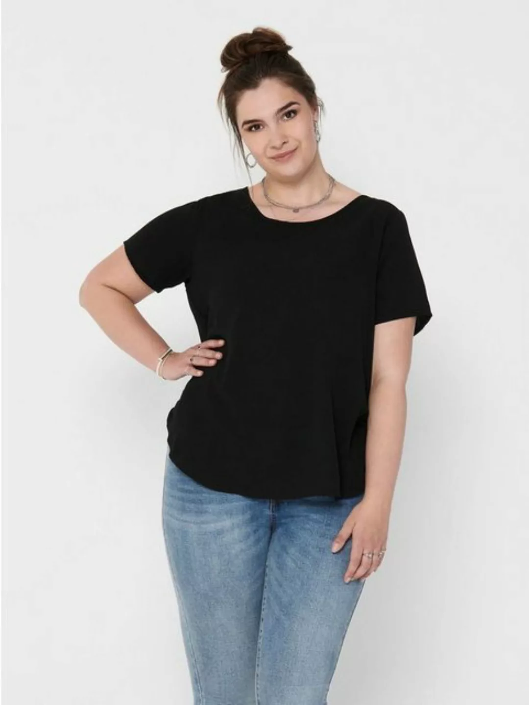 ONLY CARMAKOMA Shirtbluse CARVICA SS TOP WVN NOOS günstig online kaufen