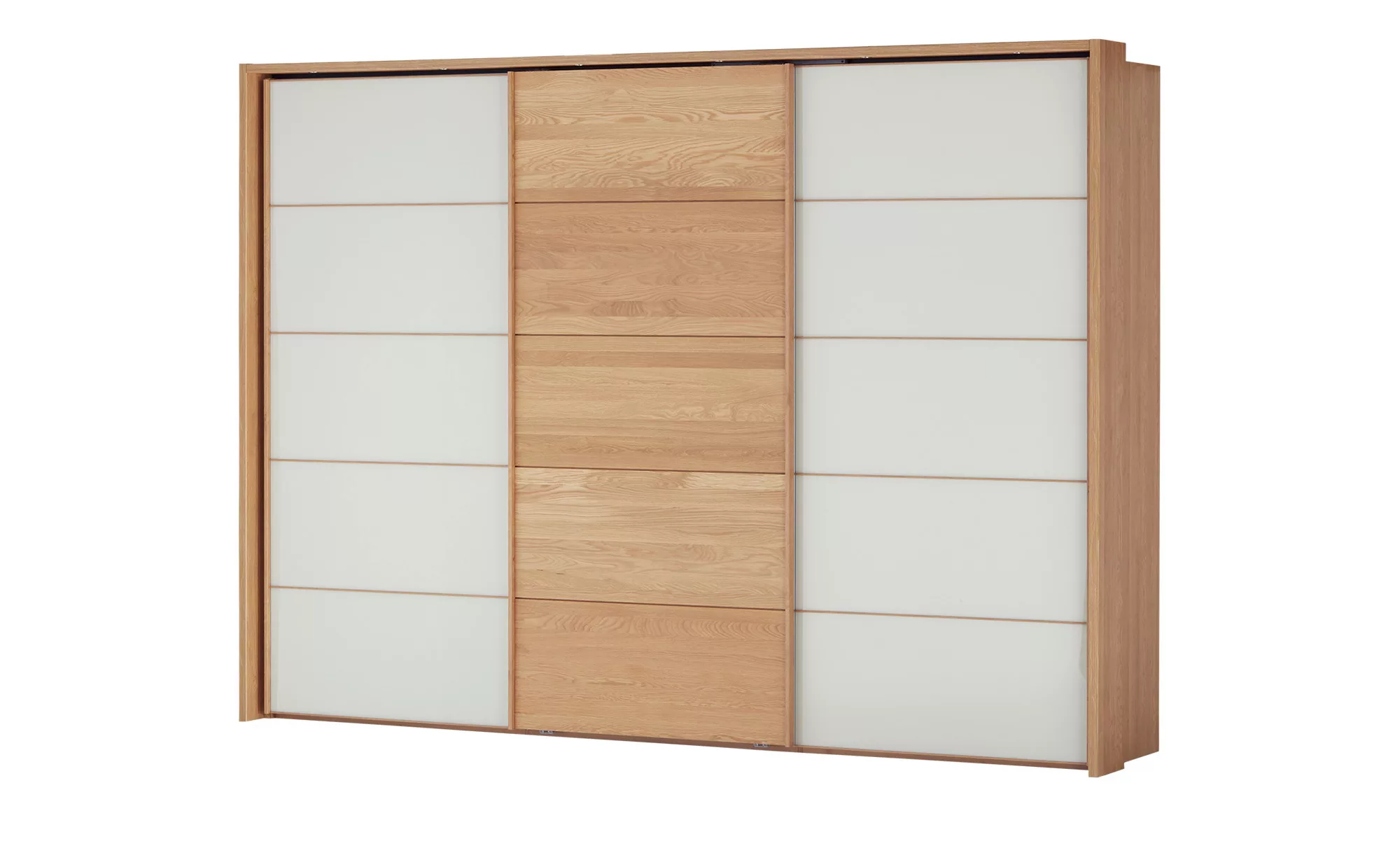 Woodford Schwebetürenschrank, 3-türig  Kyran - holzfarben - 300 cm - 217 cm günstig online kaufen