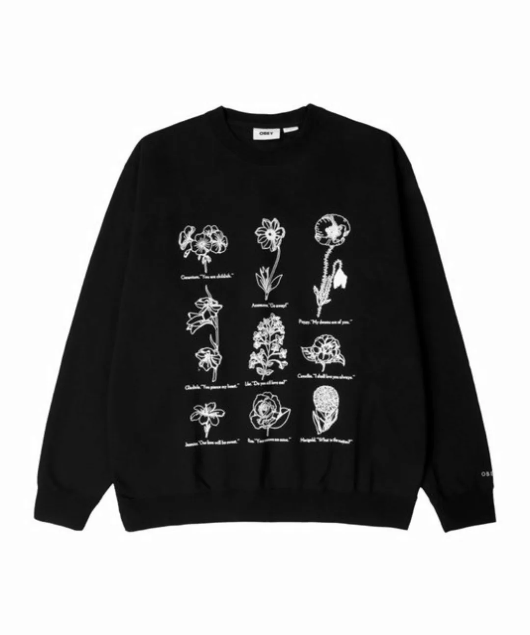 OBEY Sweatshirt Flower Packet Crew Sweatshirt Beige günstig online kaufen