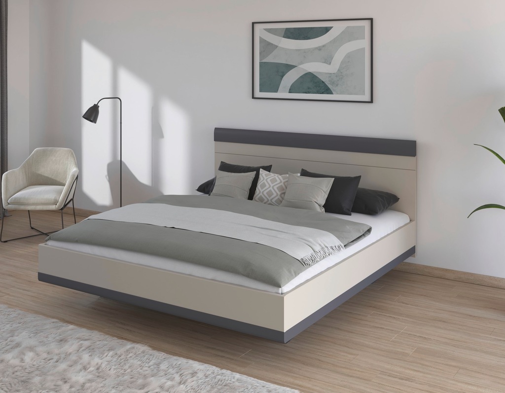 rauch Futonbett "Bett Doppelbett Holzbett SAJO", mit Farb-Absetzungen in ko günstig online kaufen
