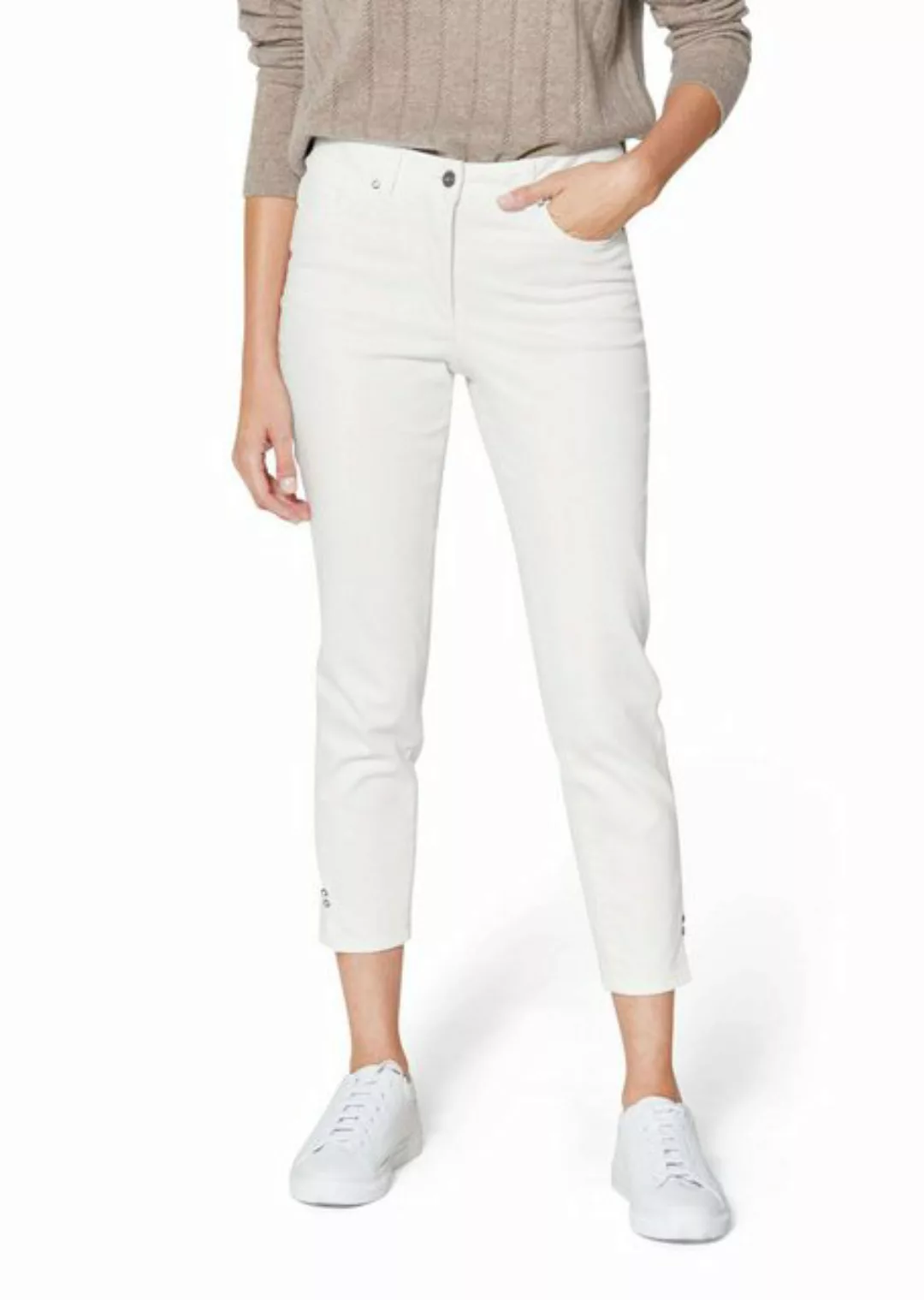 MADELEINE Gerade Jeans Schlanke 7/8-Jeans mit Strass-Dekoration günstig online kaufen