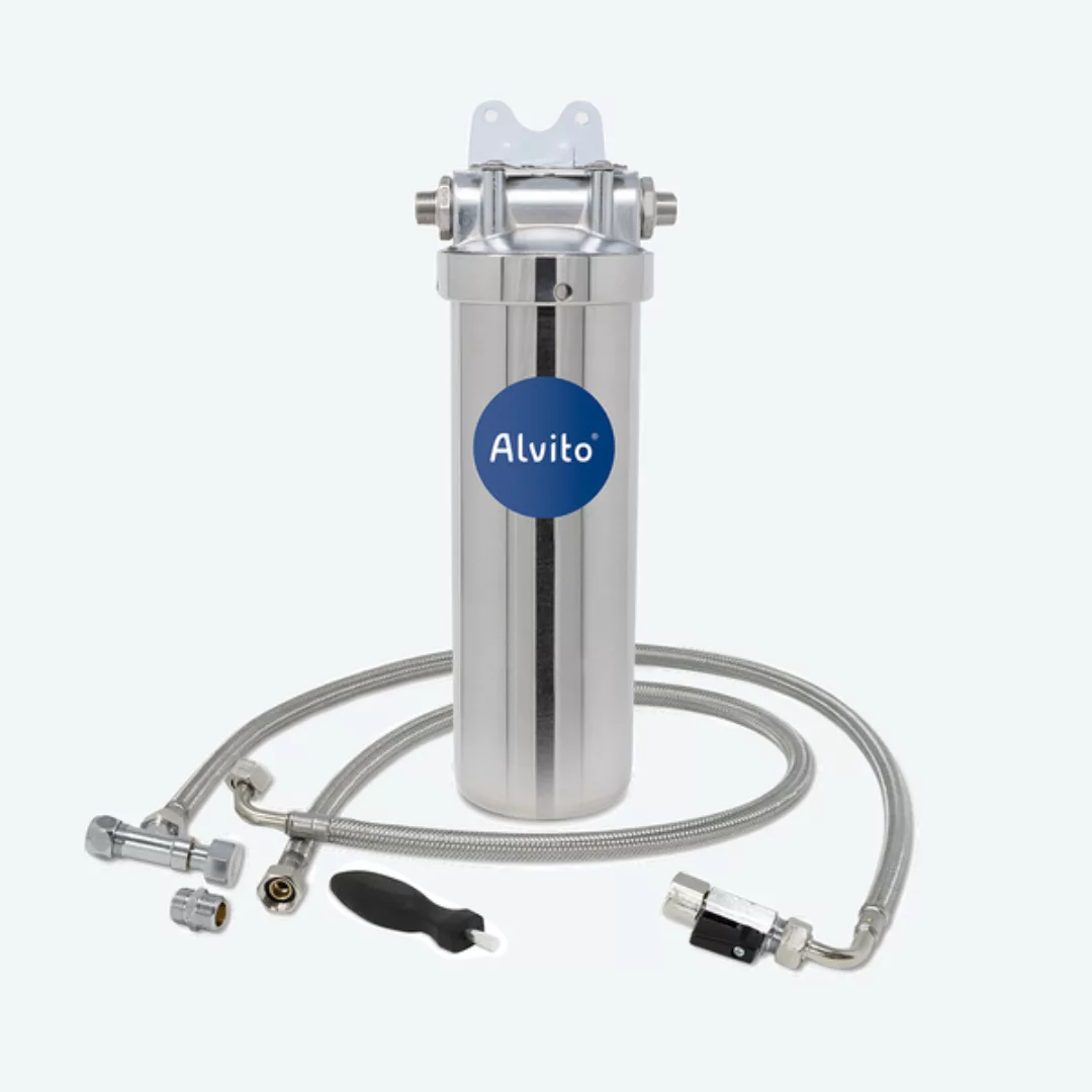 Alvito Wasserfilter Inox Startset - Bestes Wasser Für Die Ganze Familie günstig online kaufen