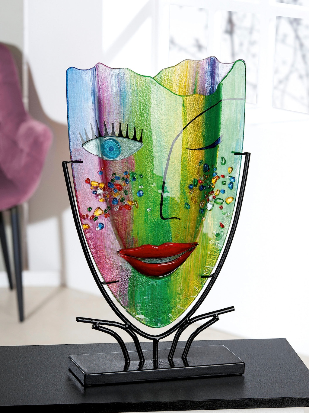 Casablanca by Gilde Dekovase "Amour", (1 St.), Vase aus Glas günstig online kaufen