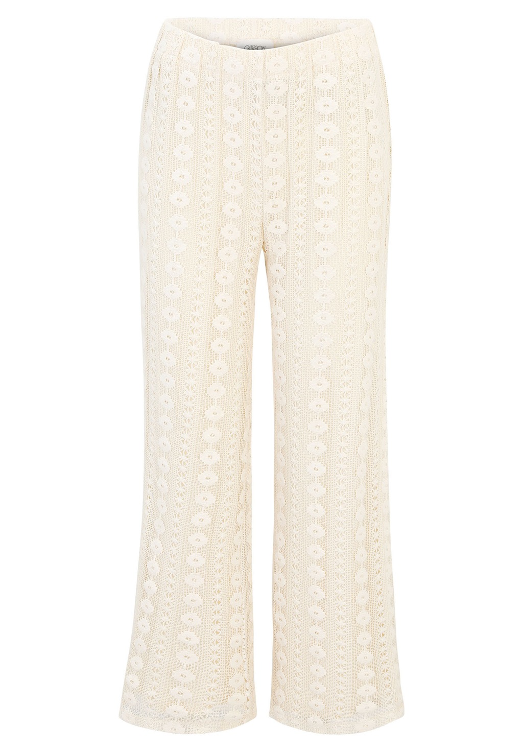 Cartoon Stoffhose "Cartoon Damen Sommerhose mit Lochmuster", Material günstig online kaufen