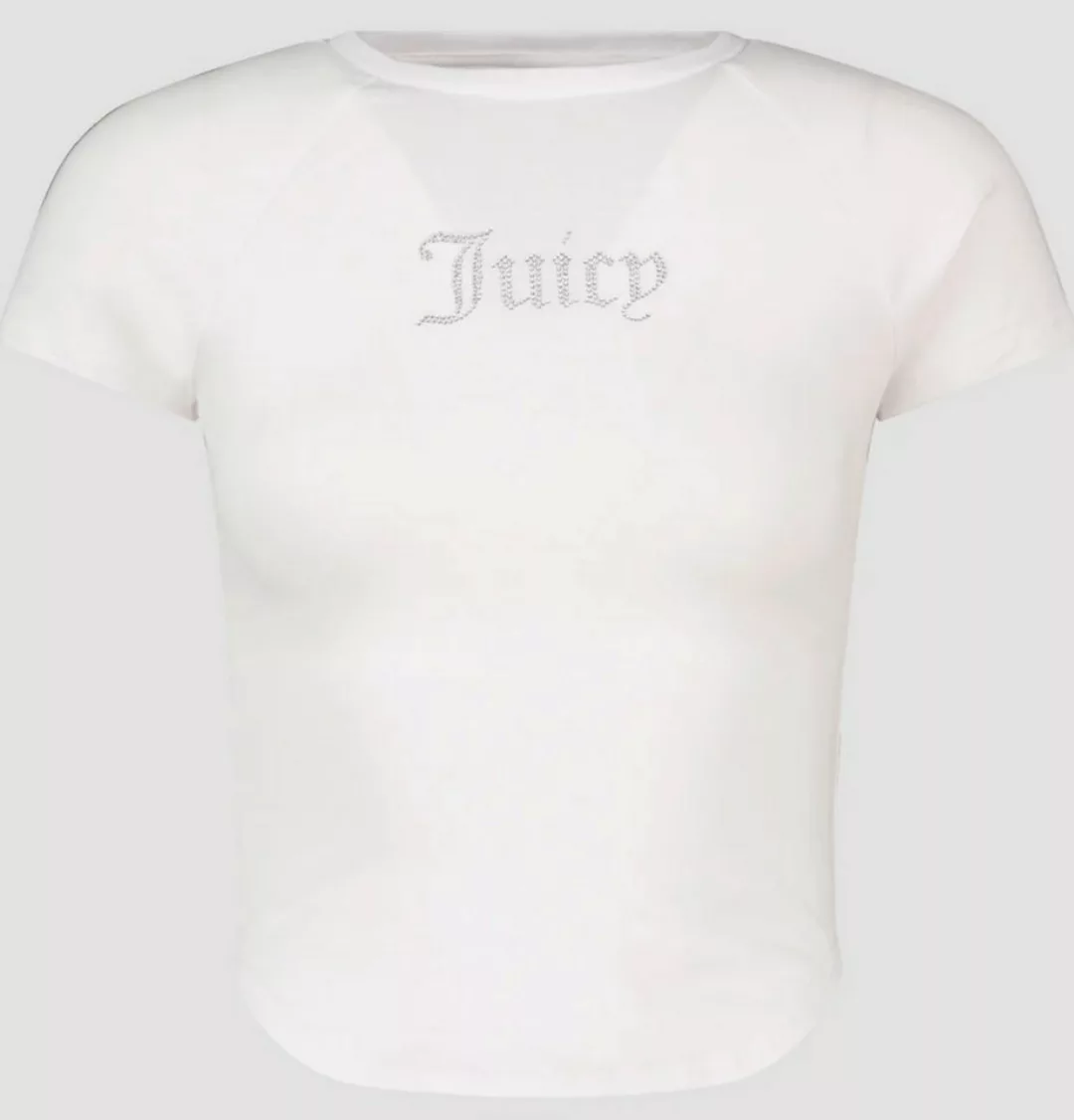 Juicy Couture Kurzarmshirt Shrunken Diamante T-Shirt günstig online kaufen