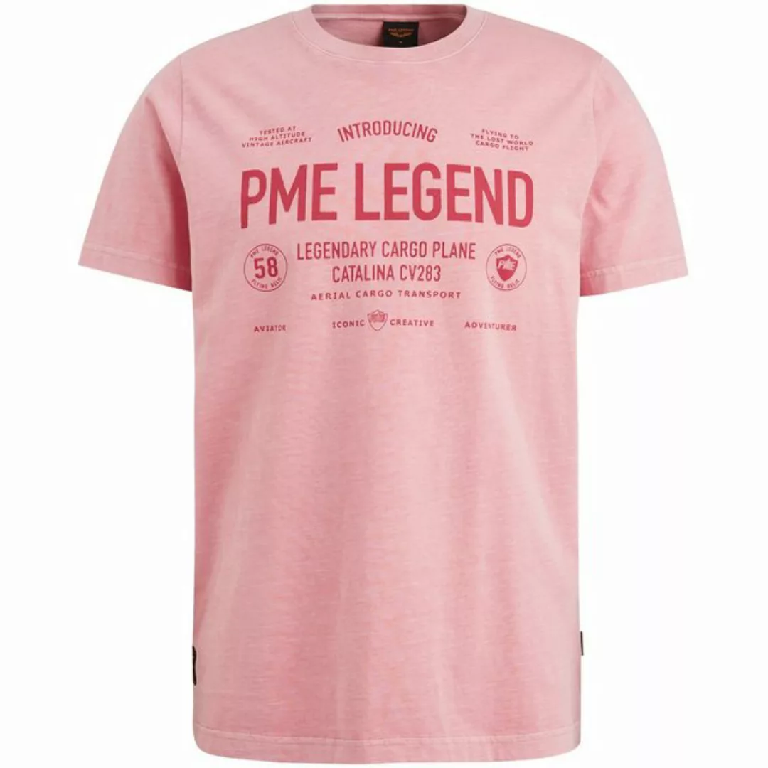 PME LEGEND Kurzarmshirt Short sleeve r-neck single jersey günstig online kaufen