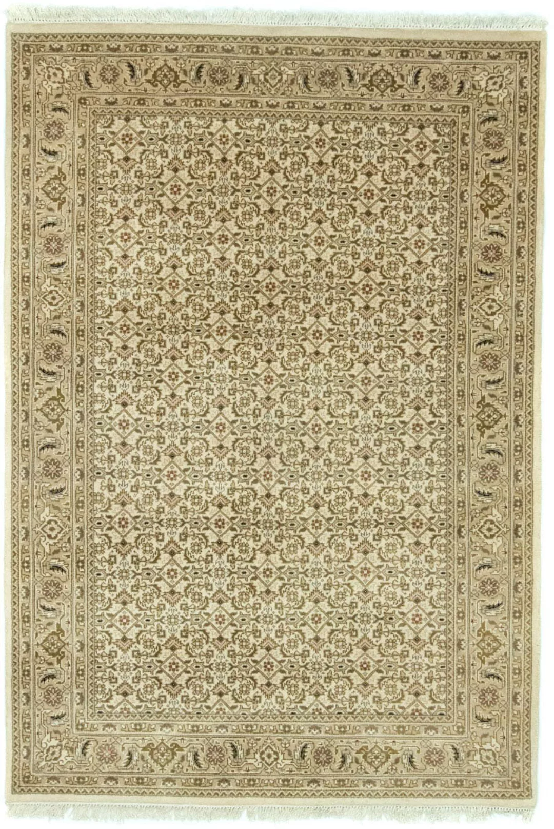 morgenland Wollteppich »Bidjar Stark Gemustert Beige 205 x 142 cm«, rechtec günstig online kaufen