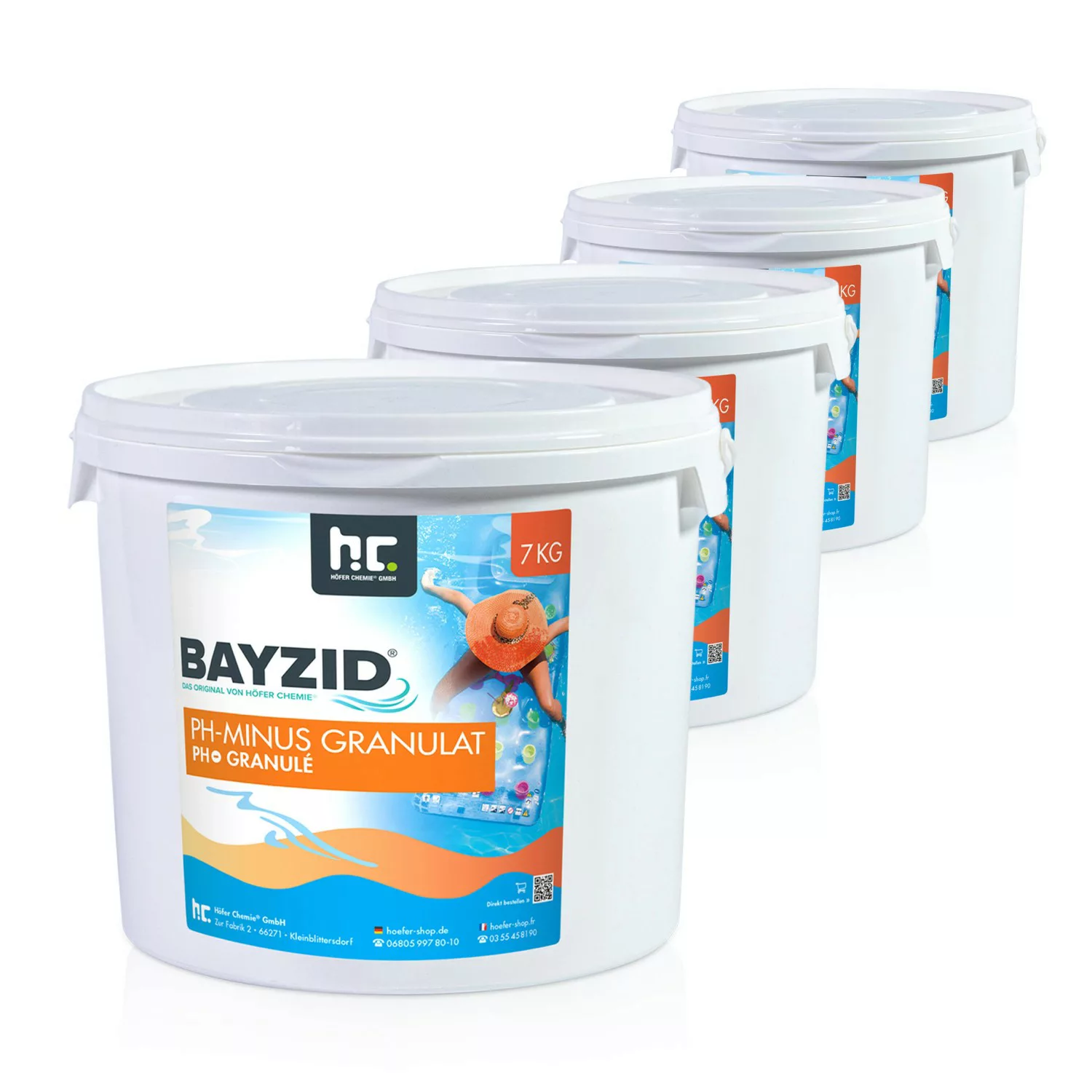 Bayzid pH Minus Granulat für den Pool 4 x 7kg günstig online kaufen