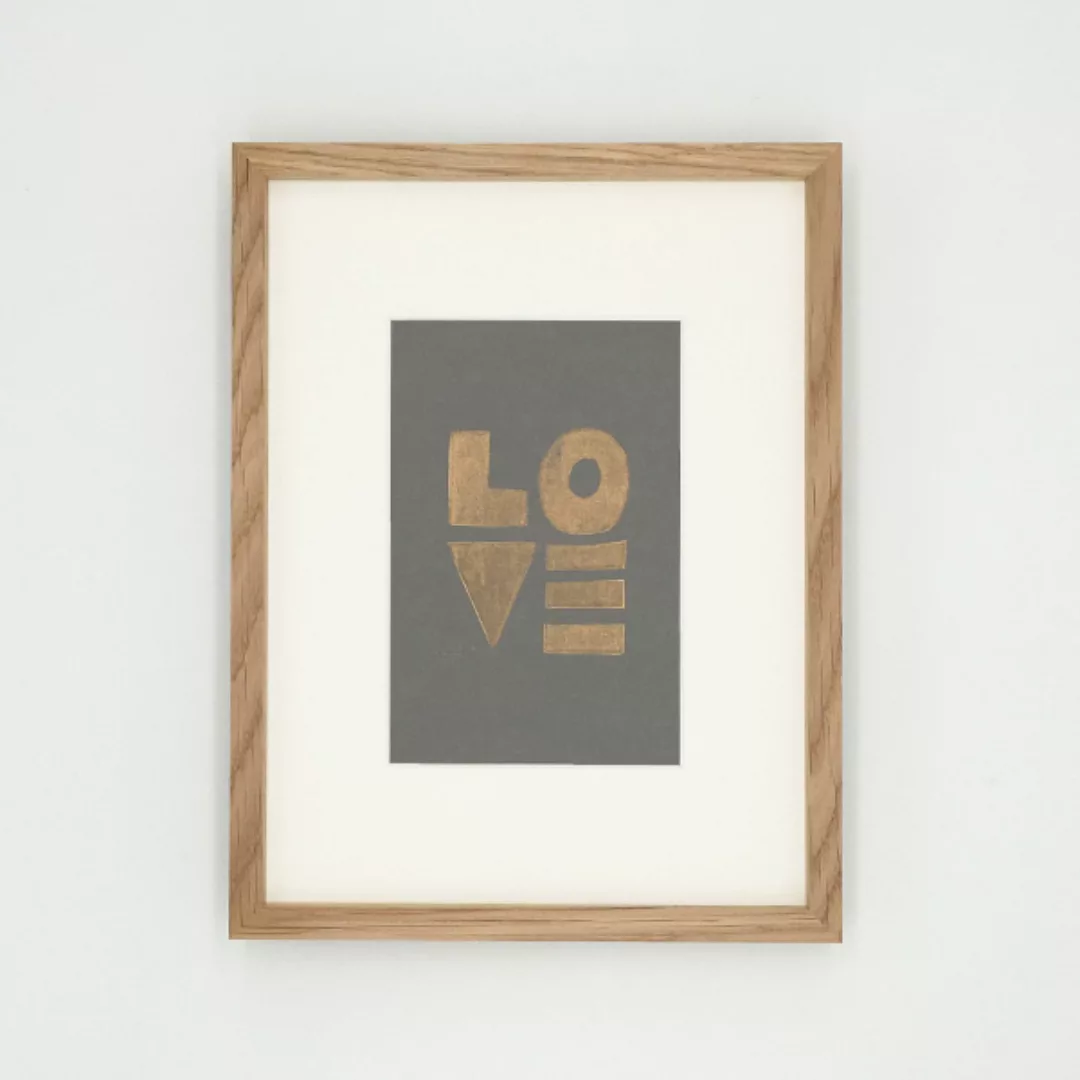 Love Ii – Kunstdruck Mit Echtholzrahmen günstig online kaufen