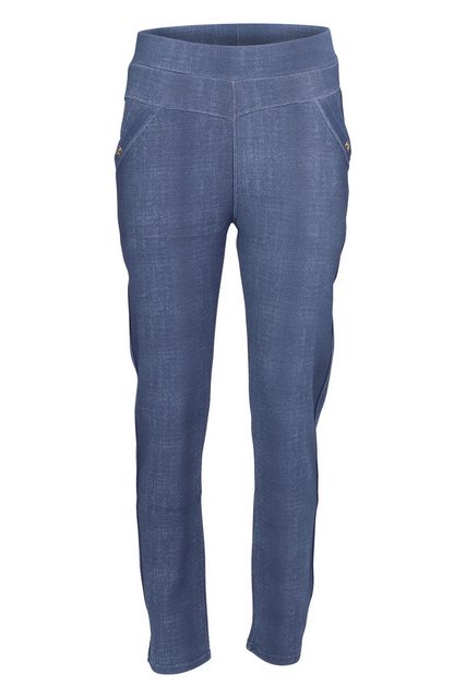 Thermohose 7031 gefütterte weiche Jeans-Optik Jeggings günstig online kaufen