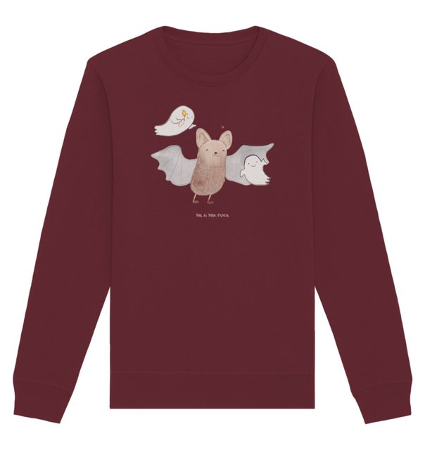 Mr. & Mrs. Panda Longpullover Größe XXL Fledermaus Gespenster - Burgundy - günstig online kaufen