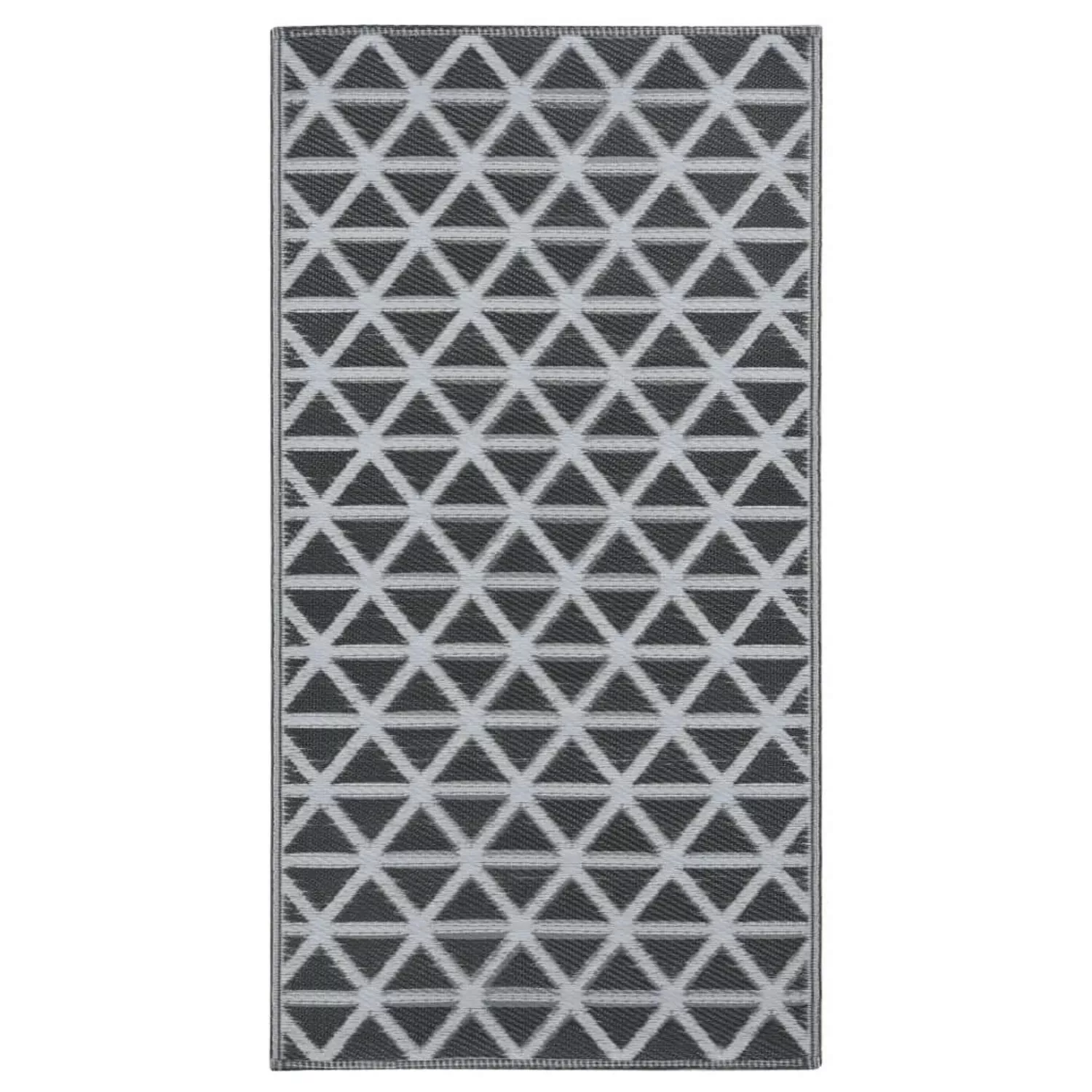 vidaXL Outdoorteppich Schwarz 190x290 Cm Pp 643939 günstig online kaufen