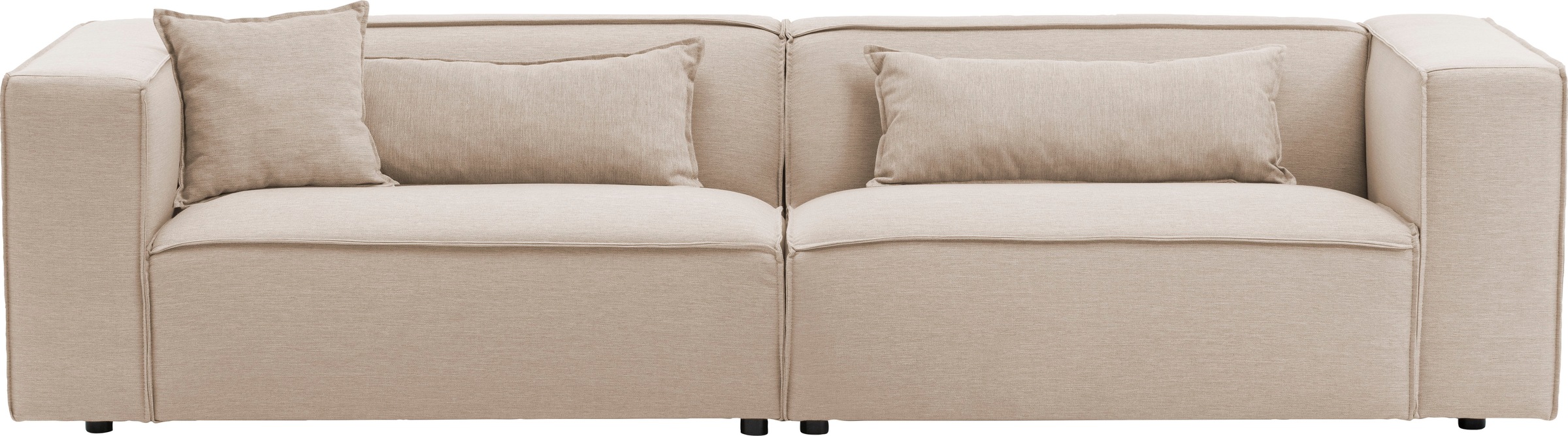 LeGer Home by Lena Gercke 3-Sitzer "PIARA, Couch mit Kedernaht, Sofa in Cor günstig online kaufen