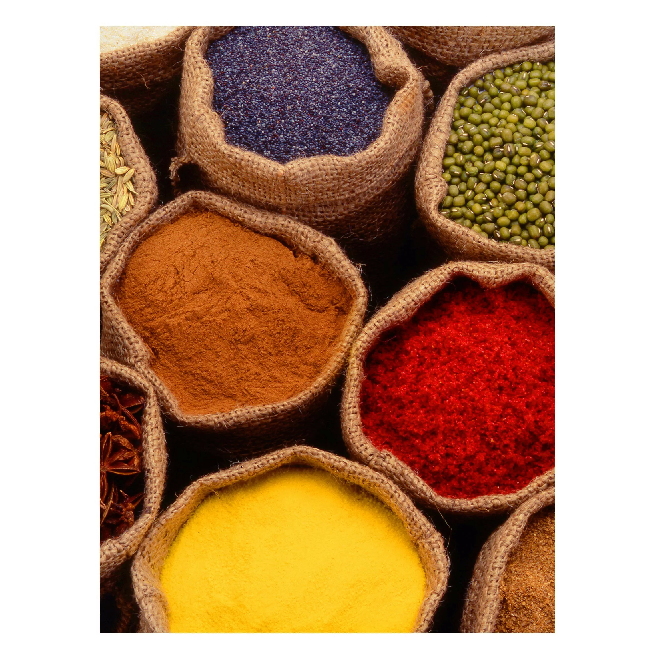 Magnettafel Küche - Hochformat 3:4 Colourful Spices günstig online kaufen