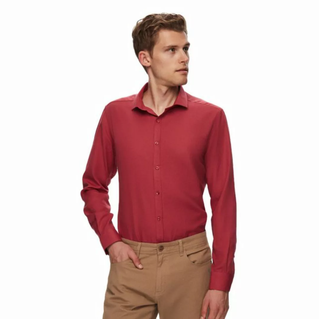 D'S DAMAT Langarmhemd Twn Slim Fit Oxford-Hemd günstig online kaufen