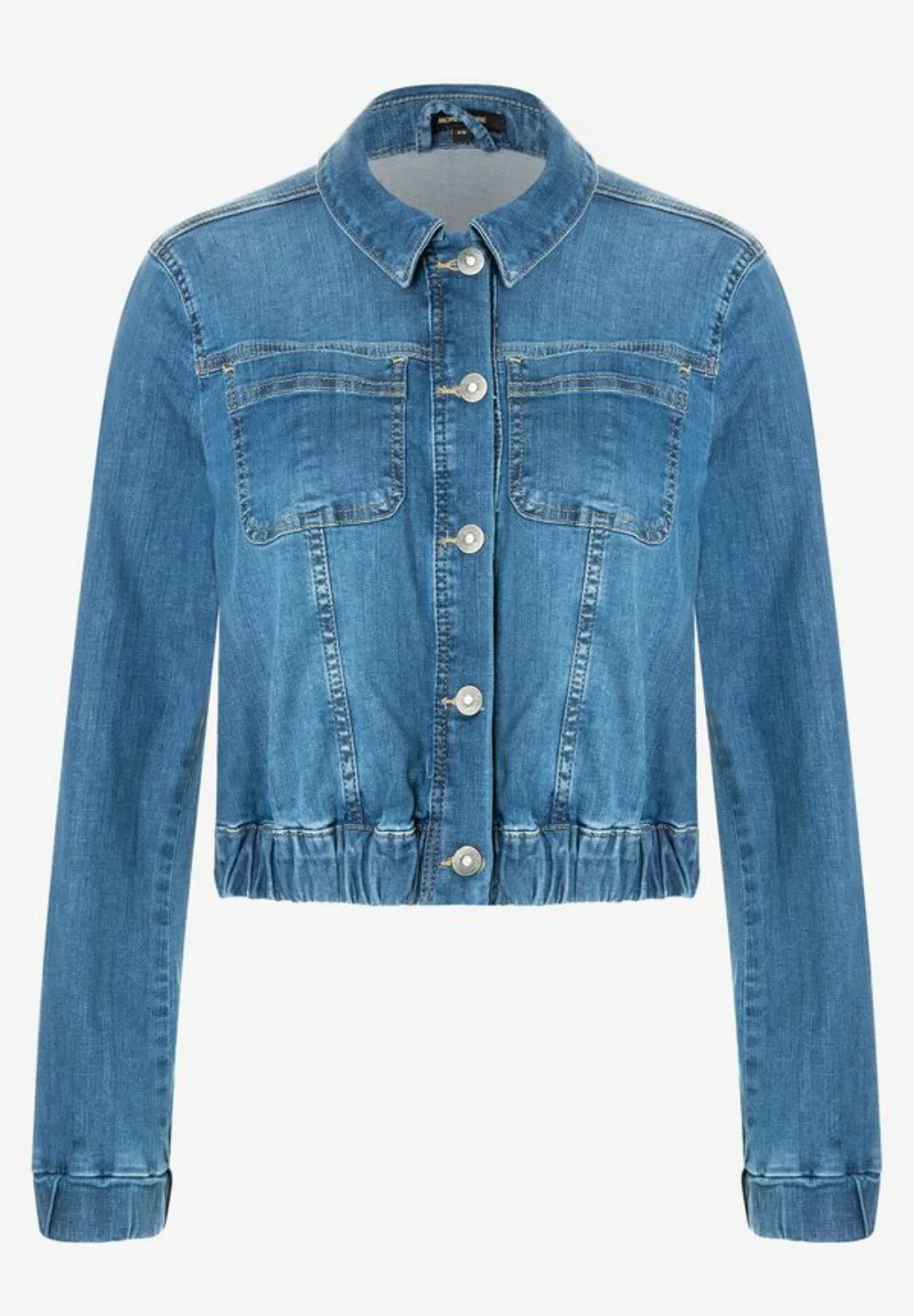 verkürzte Jeansjacke, blue denim, Frühjahrs-Kollektion günstig online kaufen