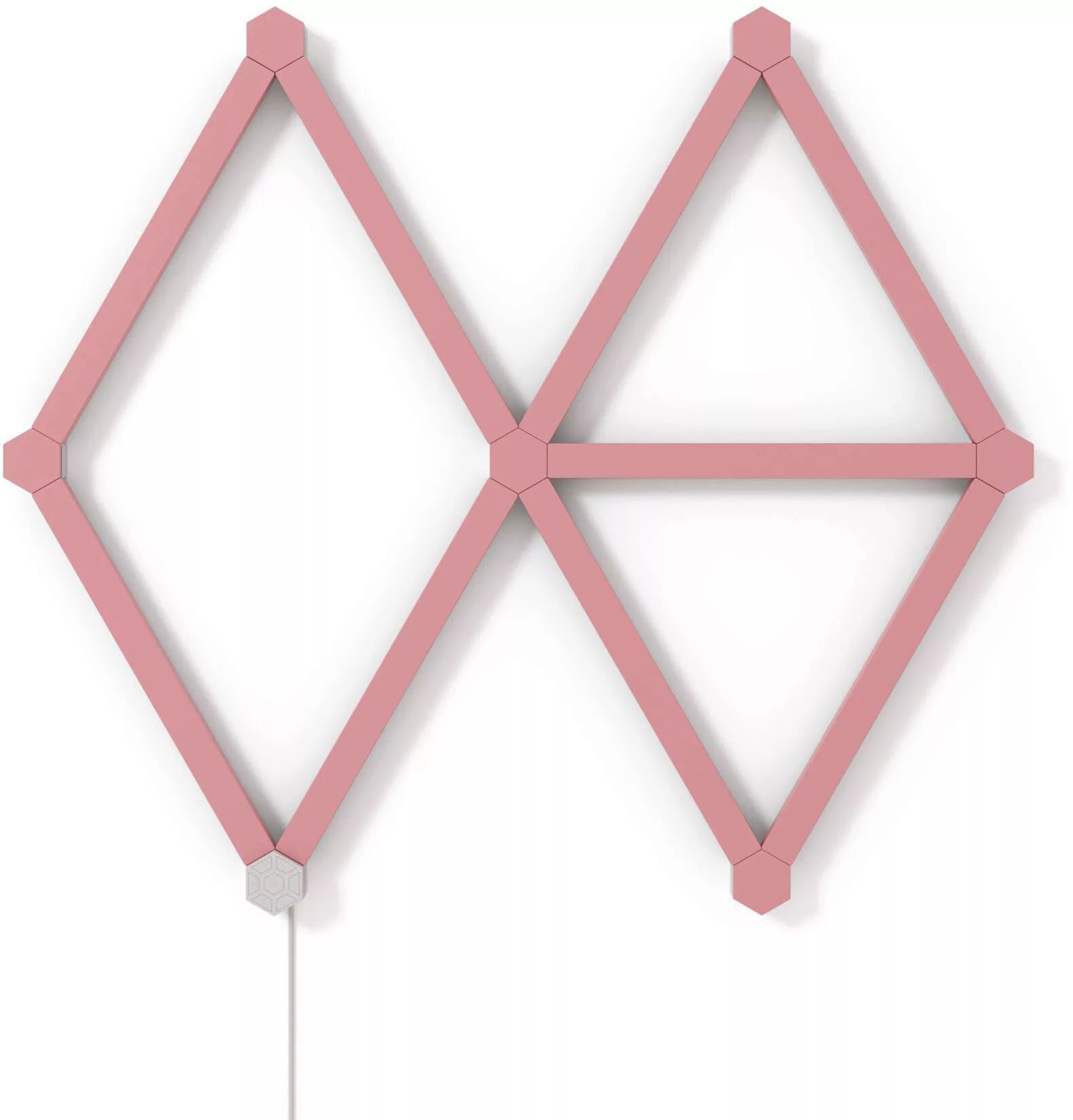 nanoleaf Dekolicht »Nanoleaf Lines Skin Pink Matte 9pcs«, 9 PK Dekorative V günstig online kaufen