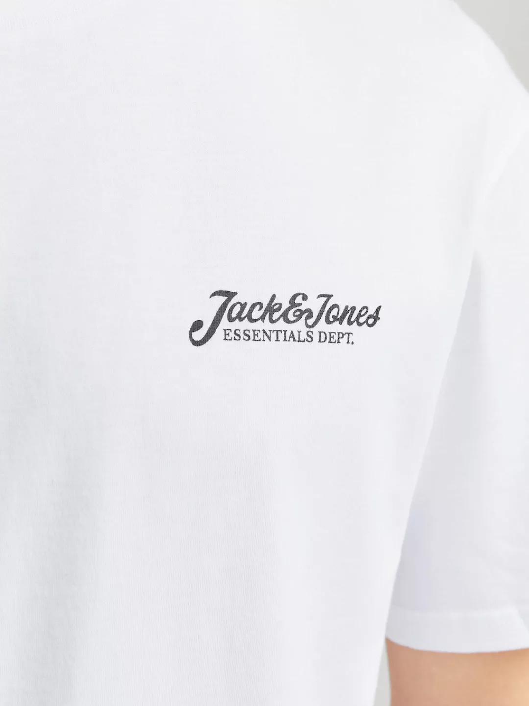 Jack & Jones T-Shirt "JJBEAU TEE SS FRONTPRINT CREW NECK" günstig online kaufen